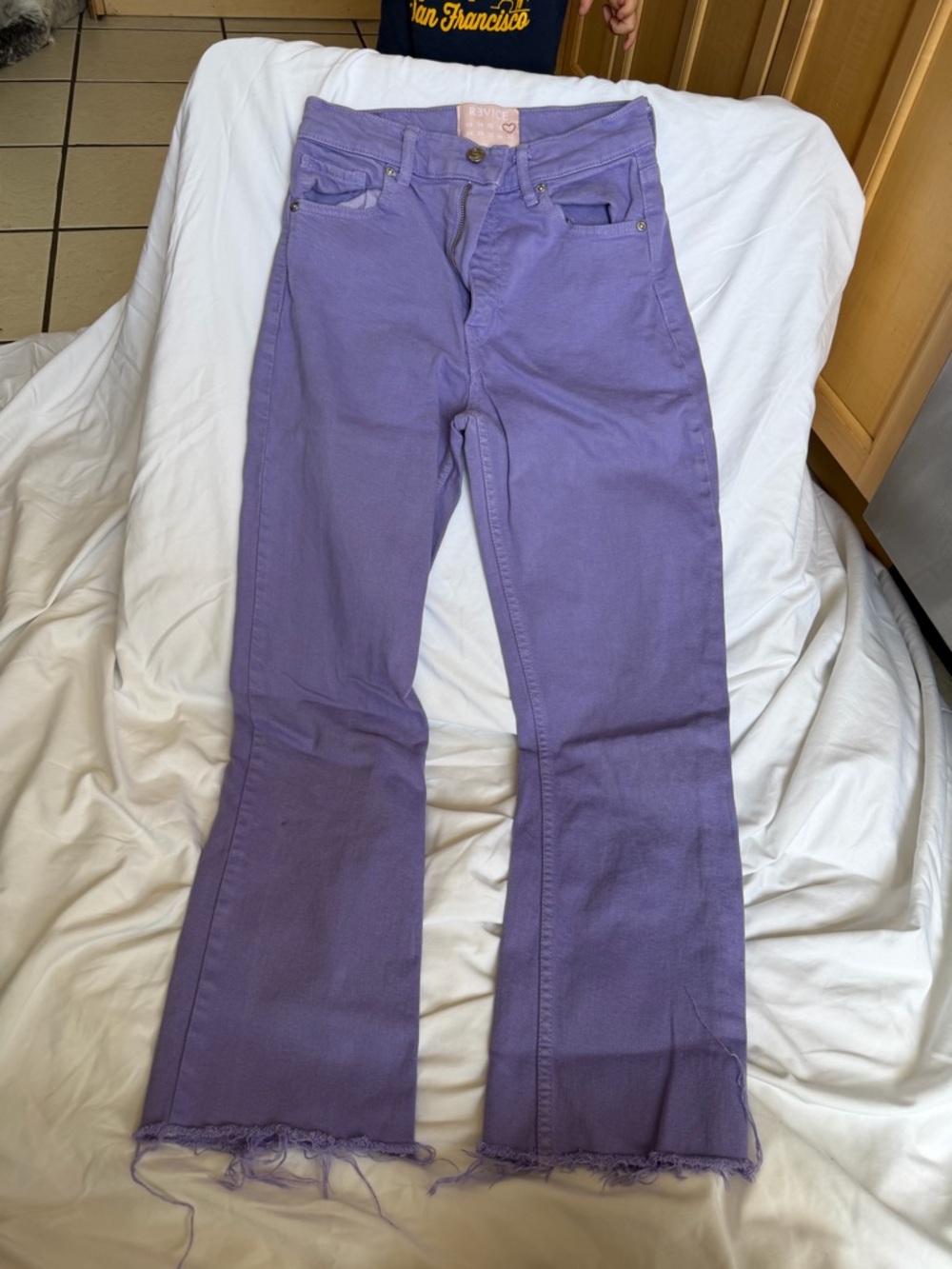 Revice Lavender High-Rise Flare Jeans - Women